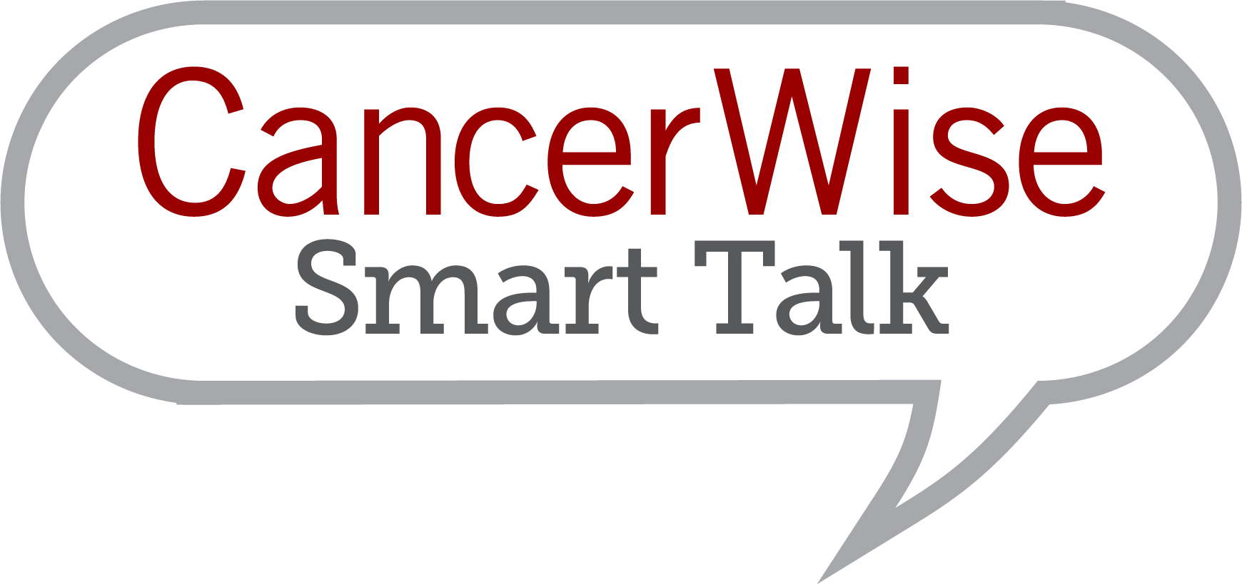 Cancer Wise Smart Talk graphic
