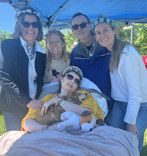Family at Princess Picnic