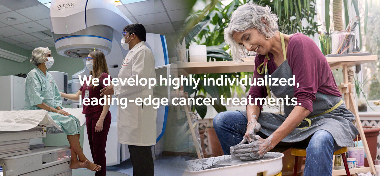 We develop highly individualized, leading edge cancer treatments