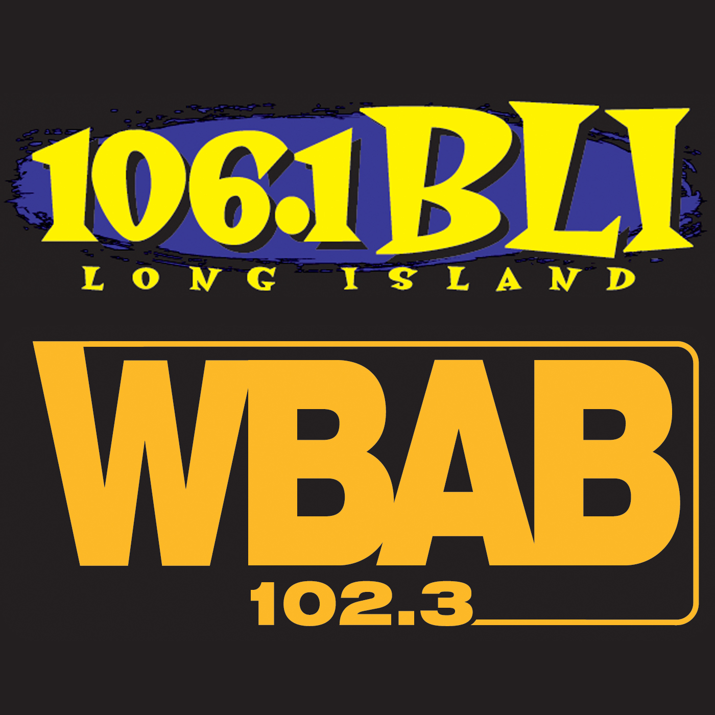 WBLI and WBAB logo