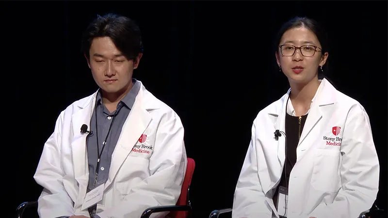 Panel discussion on skin cancer.